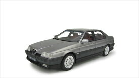 ミニカー　アルファロメオ　アルファ164　3.0　V6　Q4　1993　銀/黒色　　1/18　LRM　　　予約商品