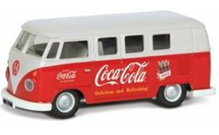 楽天市場】ミニカー 1/43 コカコーラ ワーゲンバス VW 
