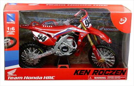 ミニカー 1/6 ホンダ　バイク　Honda CRF450R (Red) Ken Roczen Team Honda HRC #94　NEWRAY【予約商品】
