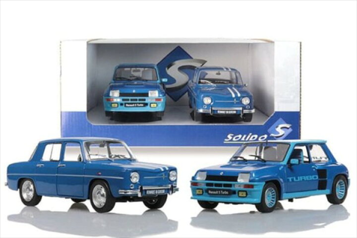 楽天市場】ミニカー 1/18 ルノー サンクターボ + ゴルディーニ R8 2台  