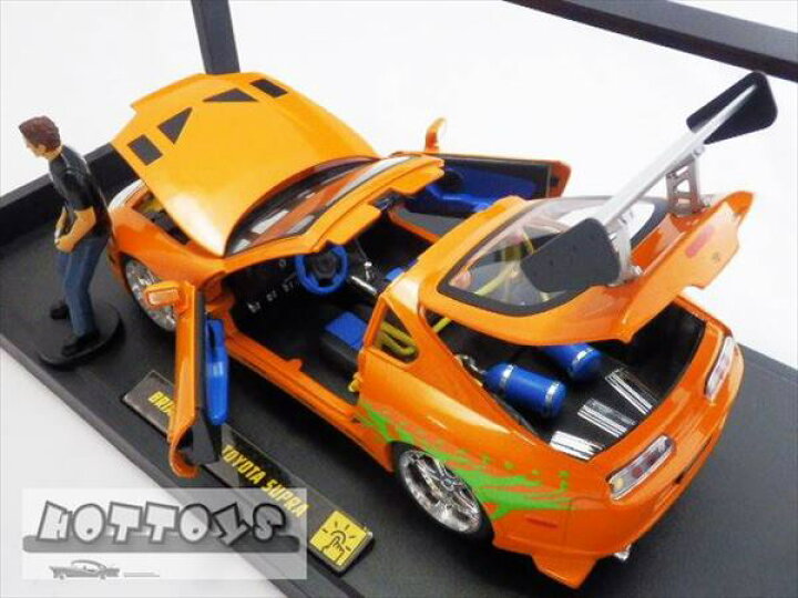楽天市場】ワイルドスピード ミニカー 1/18 スープラ ブライアンの 