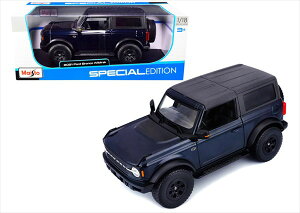 ~jJ[@2021@tH[hEuR@ChgbN@N@F@1/18@maisto@i@2021 Ford Bronco Wildtrak y\񏤕izN~jJ[