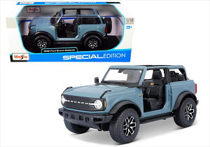 �~�j�J�[�@2021�@�t�H�[�h�E�u�����R�@���C���h�g���b�N�@�����N���@�D�F�@1/18�@maisto�@����i�@2021 Ford Bronco Wildtrak �y�\�񏤕i�z�����N���~�j�J�[