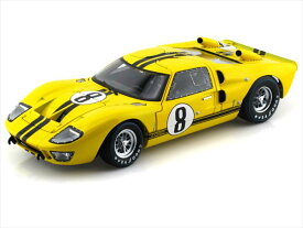 ミニカー　1/18　1966　フォード　GT40　#8 ルマン24時間　黄色　フォードvs フェラーリ特別限定モデル！SHELBY COLLECTIBLES　 Ford GT40 ’66 #8 Le Mans 24 Hours – SC-417【予約商品】