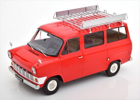 ミニカー　1/18　KKS　1965　フォード・トランジット・バス　赤色　　【予約商品】