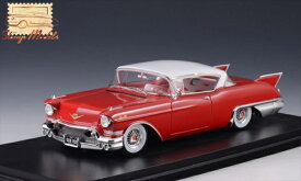 ミニカー　1/43　1957　キャデラック　エルドラド　コンバーチブル　幌白色　赤色　GLM　Cadillac Eldorado Seville Dakota Red 1957【予約商品】