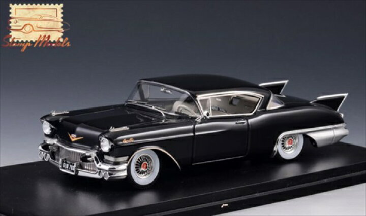 楽天市場】ミニカー 1/43 1957 キャデラック エルドラド 黒色 GLM 