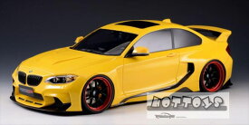 ミニカー　1/18　BMW　M235　黄色　GLM　DarwinPRO MTC Black Sails Widebody M235 Olympic White 2015　予約商品