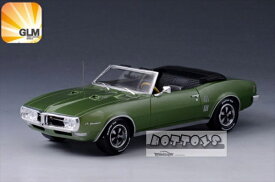 ミニカー　1/43　1968　ポンティアック　ファイヤーバード　コンバーチブル　オープン仕様　緑色　GLM　Pontiac Firebird 400 Convertible 1968　予約商品