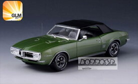 ミニカー　1/43　1968　ポンティアック　ファイヤーバード　コンバーチブル　幌仕様　緑色　GLM　Pontiac Firebird 400 Convertible 1968　予約商品