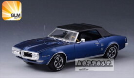 ミニカー　1/43　1968　ポンティアック　ファイヤーバード　コンバーチブル　幌仕様　青色　GLM　Pontiac Firebird 400 Convertible 1968　予約商品