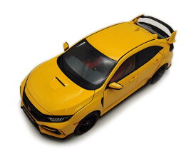 ミニカー 1/18 ホンダ・シビック タイプR 　FK8　黄色　LCD　TYPE R　CIVIC TYPE-R (FK8) 2020【予約商品】