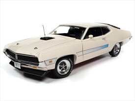 ミニカー　1/18　1971　フォード・トリノ　GT　白　限定品　AUTOWORLD　Ford Torino GT 【予約商品】