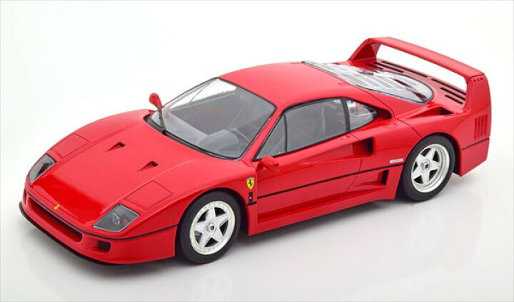 楽天市場】ミニカー 1/18 フェラーリ F40 赤 KKS【予約商品 