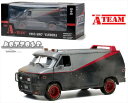 ミニカー　1/24　GREENLIGHT☆特攻野郎Aチーム　GMC　バン　汚れメーキャップ仕様【限定品　予約商品】