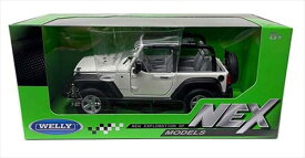 ミニカー　1/24　2007 ジープ・ラングラー　スポーツ　コンバーチブル　白色　WELLY　2007 Jeep Wrangler Rubicon Recon【予約商品】