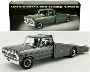�~�j�J�[�@1/18�@ACME�@�ύڎԃg���b�N�@�ΐF�@ACME 1:18 1970 Ford F-350 Ramp Truck �y�\�񏤕i�z