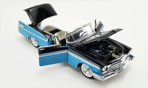 ミニカー 1/18 ACME 1956 クライスラー セントレジス 青白黒  1956 Chrysler St. Regis アメ車【限定予約商品】