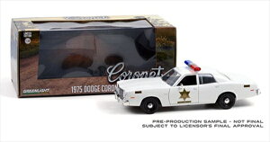 ~jJ[@1/24@GREENLIGHT@1975@_bWERlbgpgJ[@Aԁ@@1975 Dodge Coronet Hazzaed County Sheriff i@\񏤕i