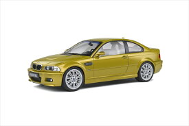 ミニカー　1/18　 BMW M3 E46　ゴールド色　限定品　Solido　BMW - 3-SERIES M3 E46 2000【予約商品】