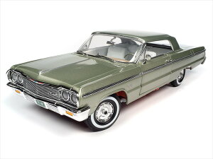 ~jJ[@1/18@1964@V{[@Cp@΃^bNF@Chevy Impala SS 409 (Hardtop) f64 @AUTOWORLD y\񏤕iz