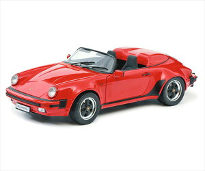 ミニカー 1/12 シュコー ポルシェ 911 スピードスター 赤 PORSCHE - 911 SPEEDSTER CABRIOLET OPEN 1989  SCHUCO【限定予約商品】