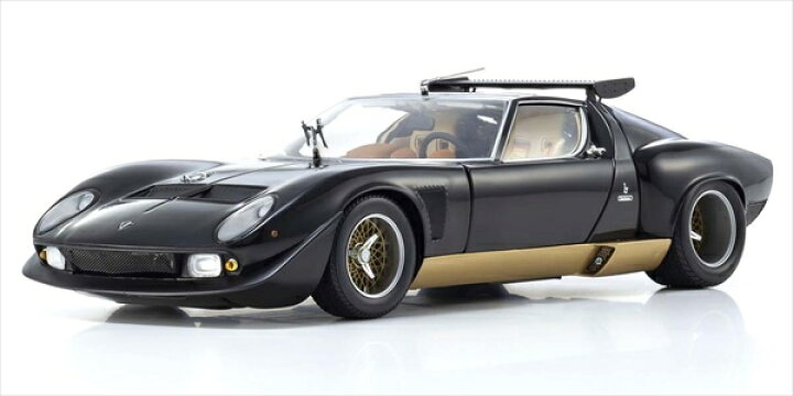 楽天市場】ミニカー 1/18 京商 ランボルギーニイオタ SVR 黒 【予約  