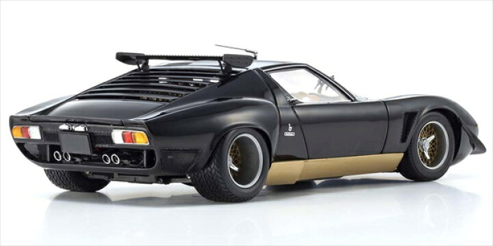 楽天市場】ミニカー 1/18 京商 ランボルギーニイオタ SVR 黒 【予約 