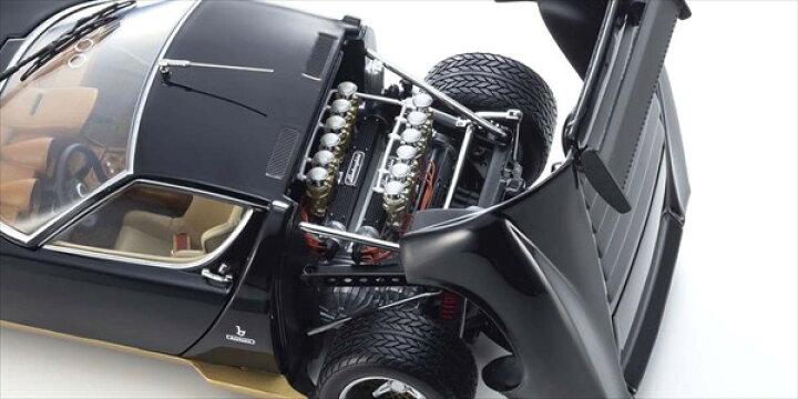 楽天市場】ミニカー 1/18 京商 ランボルギーニイオタ SVR 黒 【予約 