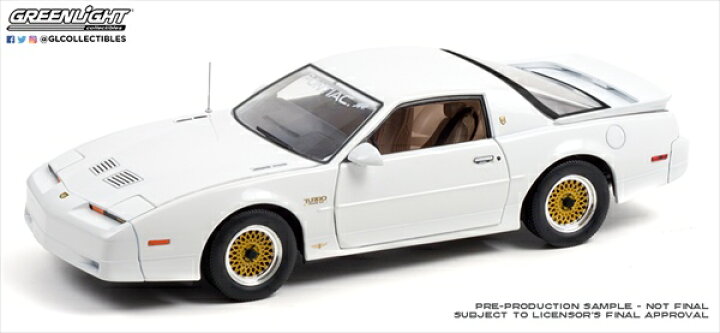 楽天市場 ミニカー 1 18 Greenlight 19 ポンティアック ファイヤーバード トランザム 白色 19 Pontiac Turbo Trans Am Tta Hardtop アメ車 特別限定 予約商品 Hottoys ホットトイズ