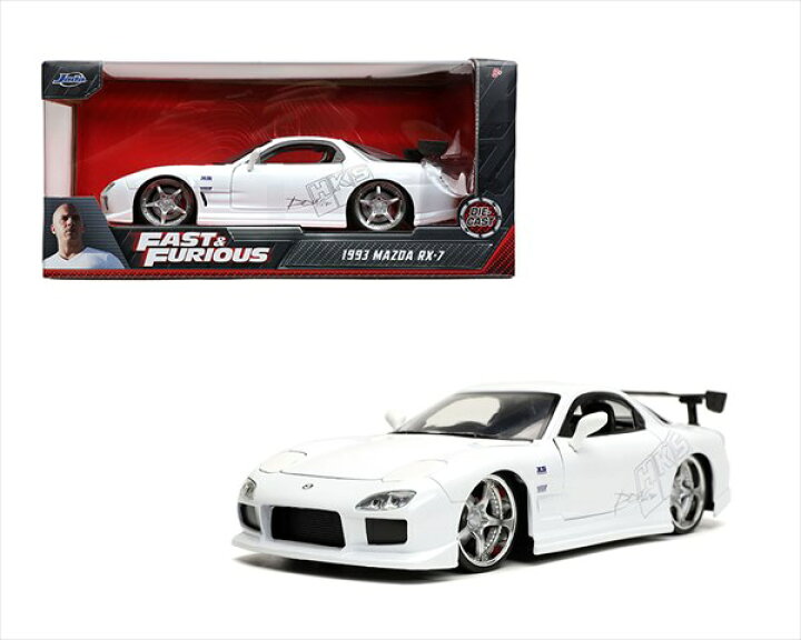 楽天市場】ワイルドスピードミニカー 1/24 JadaTOYS☆1993 マツダ RX7 