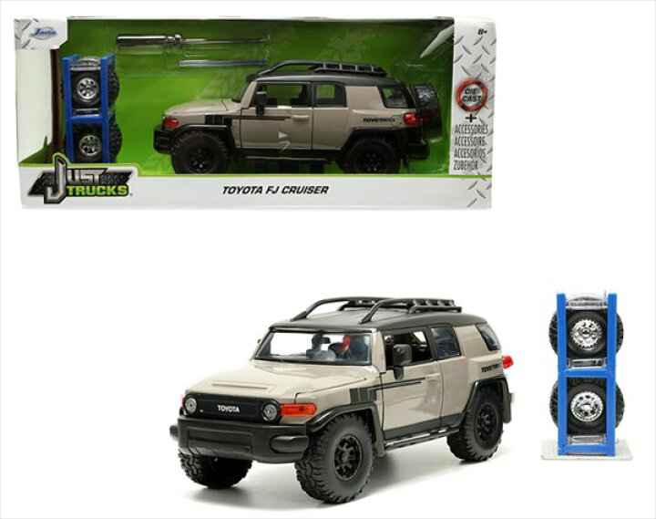 楽天市場】ミニカー 1/24 JadaTOYS ☆トヨタ FJクルーザー ベージュ 