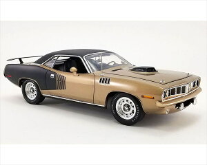 �~�j�J�[�@1/18�@ACME�@1971�@�v�����X�E�o���N�[�_�@��/���@ 1971 PLymouth HEMI Cuda with Vinyl Top �y�\�񏤕i�z