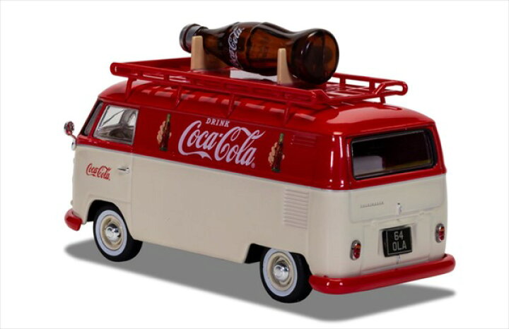楽天市場】ミニカー 1/43 CORGI ワーゲンバス コカコーラ パンルバン 