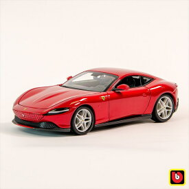 フェラーリ ミニカー　ブラゴ　1/24　Ferrari ROMA ローマ　2020　赤色　【予約商品】
