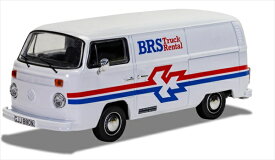 ミニカー　1/43　CORGI　1970　ワーゲンバス　白色　BRS Truck Rental　パネルバン　VW　フォルクスワーゲン　タイプ2　ワーゲンバス　　【予約商品】