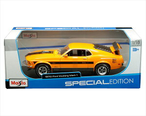 ~jJ[@1/18@maisto@1970@}X^O@}bn1@GmA@IWF@1970 Ford Mustang Mach 1y\񏤕iz