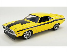 ミニカー　1/18　ACME　1971　ダッジチャレンジャー トランザム　黄色　1971 Dodge Challenger Trans Am Streetfighter　【予約商品】