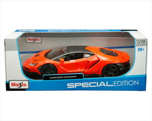 �~�j�J�[�@1/18�@maisto�@�����{���M�[�j�@�Z���e�i���I�@�I�����W�F�@���C���h�X�s�[�h �@���ʌ��胂�f���ILamborghini Centenario �y�\�񏤕i�z