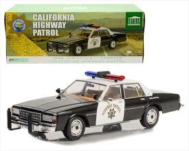 ミニカー　1/18　GREENLIGHT☆1989　シボレー・カプリス　パトカー　カリフォルニア・ハイウェイパトロール　ミニカー アメ車　1989 Chevrolet Caprice Police – California Highway Patrol 【限定品　予約商品】