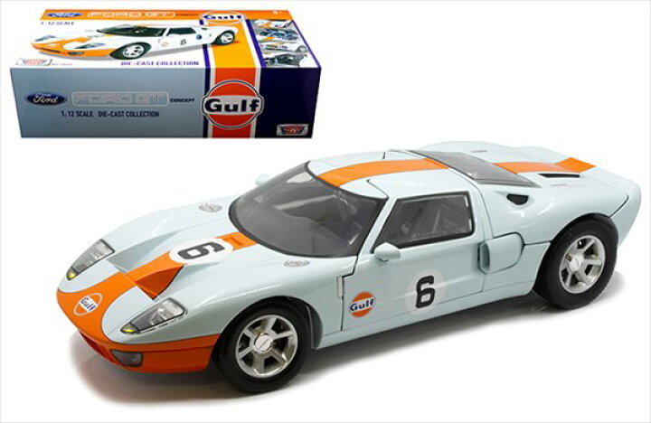 楽天市場】ミニカー 1/12 巨大 MOTORMAX フォード GT コンセプト GULF 