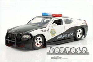 ���C���h�X�s�[�h�~�j�J�[�@1/24�@JadaTOYS��2006�@�_�b�W�E�`���[�W���[�@SRT8�@�p�g�J�[�@���K�}�b�N�X�d�l�I�@DODGE - DOM'S TORETTO CHARGER SRT8 2006�y�\�񏤕i�z