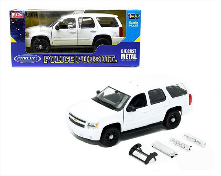 楽天市場】ミニカー 1/24 WELLY☆ 2008 シボレー・タホ 白色 SUV 