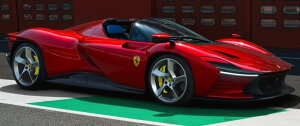 �t�F���[�� �~�j�J�[�@�u���S�@1/18�@Ferrari �@2022�@�ԐF�@NEW DAYTONA SP3 SPIDER OPEN 2022�y����\�񏤕i�z