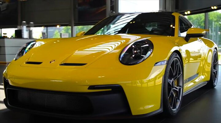 楽天市場】ミニカー ポルシェ 911 992 GT3 黄色 1/18 maisto PORSCHE 
