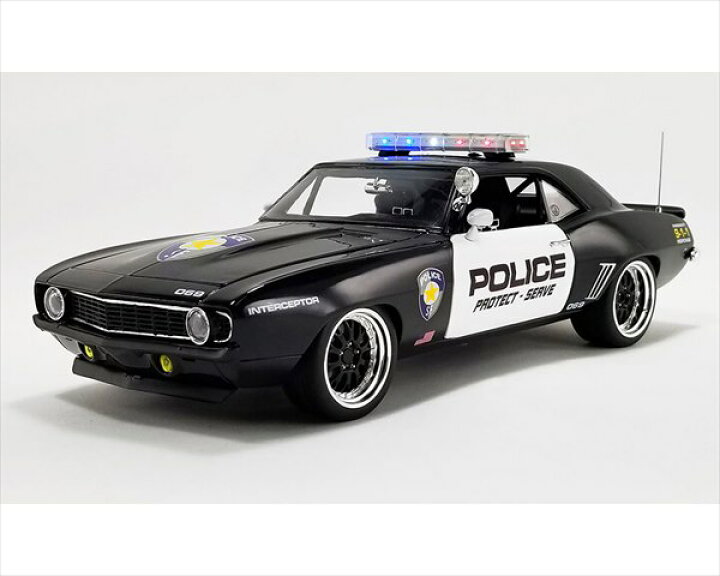 楽天市場】ミニカー 1/18 GMP 1969 シボレー・カマロ ポリス 