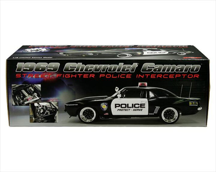 楽天市場】ミニカー 1/18 GMP 1969 シボレー・カマロ ポリス 