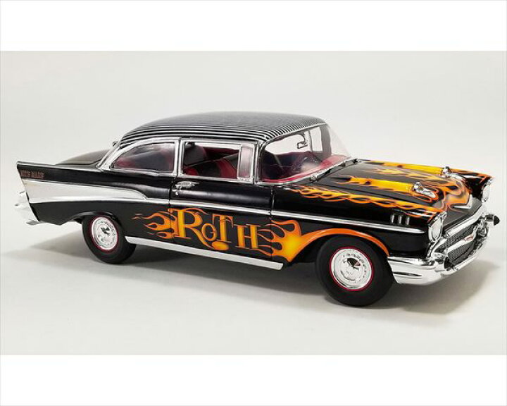 楽天市場】ミニカー 1/18 ACME☆1957 シボレー・ベルエア エド・ロス 