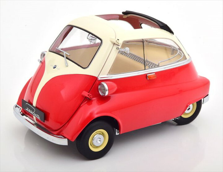 楽天市場】ミニカー 1/12 巨大 BMW イセッタ 250 赤色/白 BMW 250 