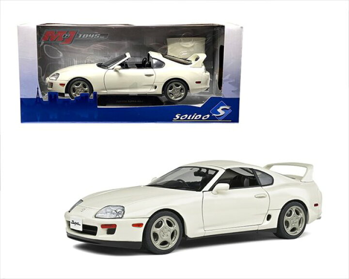 楽天市場】ミニカー 1/18 Solido 1993 スープラ 白色 1993 Toyota 